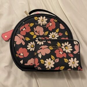 NWT ♠️ kate spade traveler road trip floral canteen crossbody bundle